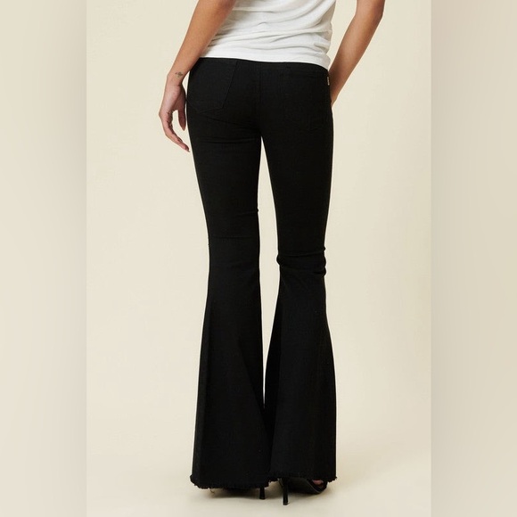 High Rise Distressed Ultra Flare Bell Bottom Jeans - Vibrant M.i.U - Picture 7 of 8